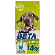 BETA Large Breed Turkey Dry Dog Food 14kg * UK 2.39 per kilo