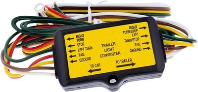 5 Wire to 4 Wire Trailer Light Converter Flat 4 Way