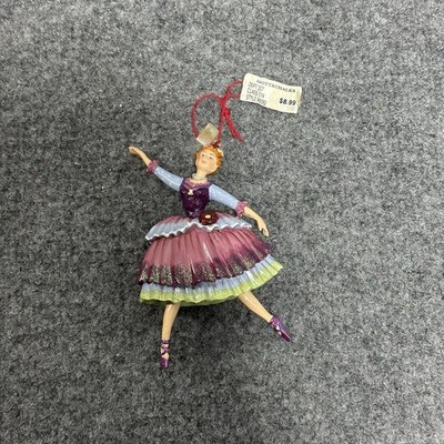 Vtg Gisela Graham Clara Ballerina Fairy (5 ) Christmas Tree Ornament - NWT! NOS!