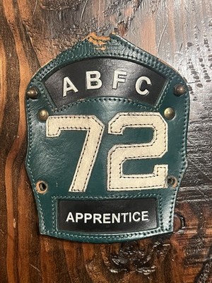 Aston Beechwood Fire Company, Aston Township. Delaware County Pa Helmet Shield