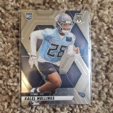 Panini 2025 Mosaic Rookie Kalel Mullings #390 Silver Prizm Titans Football