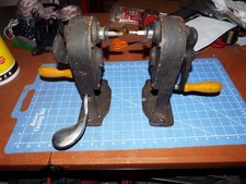Pair of Neumade Dynamic Cast Iron Manual Film Rewinder