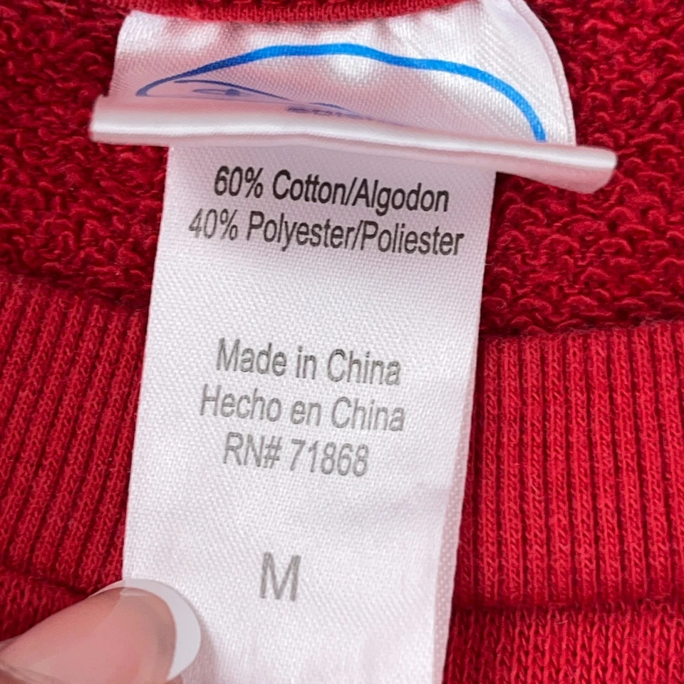 Vintage Y2K Lion King Sweatshirt Boys Medium Red Crewneck Disney Youth Kids - Image 4 of 4