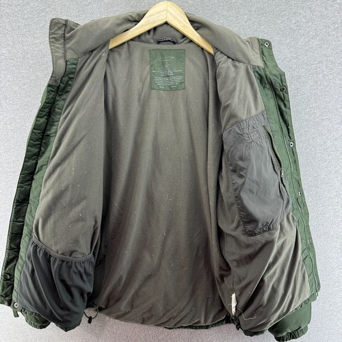 L.L. Bean Jacke Herren klein grün Gänsedaunen Fleece gefüttert Freizeit Puffer Outdoor - Bild 11 von 13