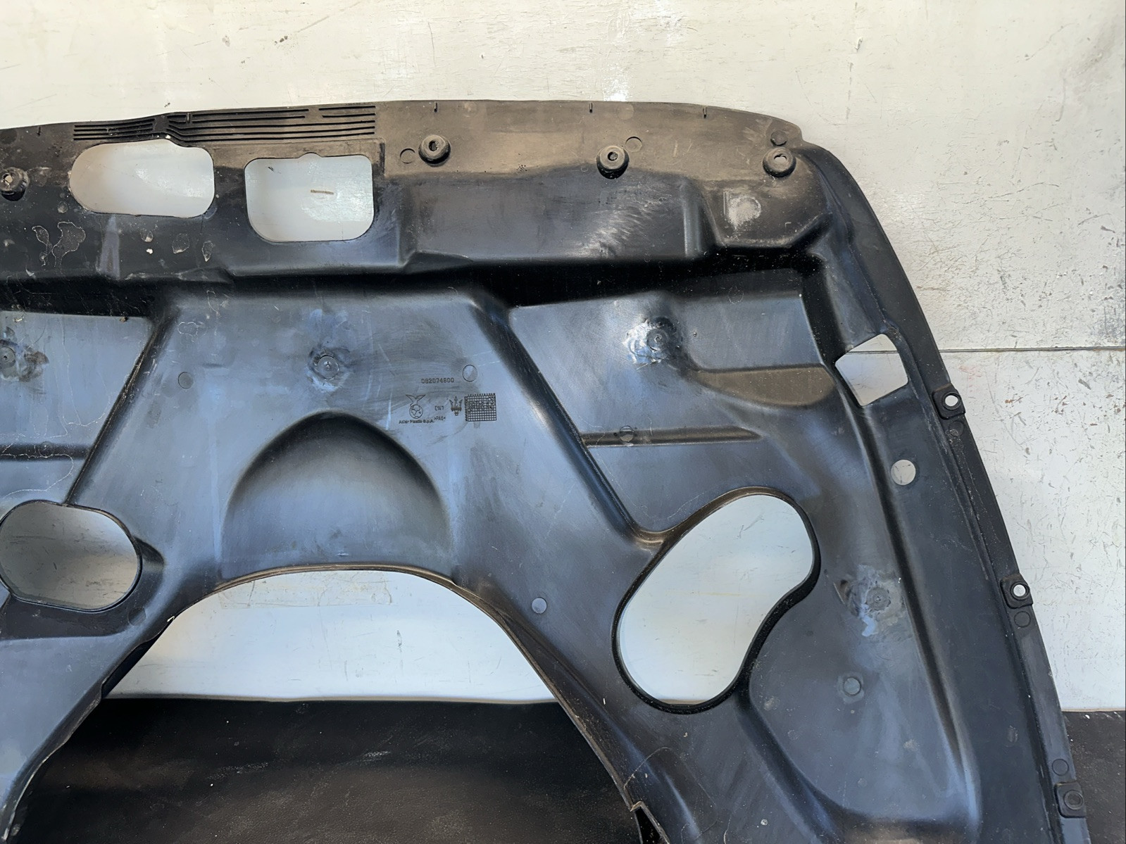 2009-2016 MASERATI GRANTURISMO FRONT ENGINE BAY COVER COMPARTMENT SHIELD