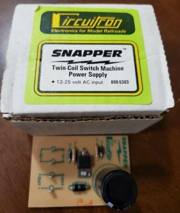 Circuitron 800-5303 Snapper Twin Coil Switch Machine Power Supply 12-25 Volt - Picture 1 of 1