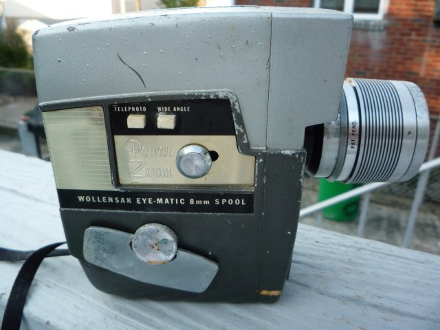 Wollensak Eye Matic Power Zoom 8mm Spool M With Case UNTESTED-parts or repair
