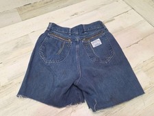 Wrangler Vintage 1970s Denim Cut Off Shorts Junior Size 11 Women s Zipper Pocket