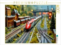 Calvendo Puzzle Where AI Meets Tracks. | 2000 Pieces, Finished Size 35.4 × 26.4