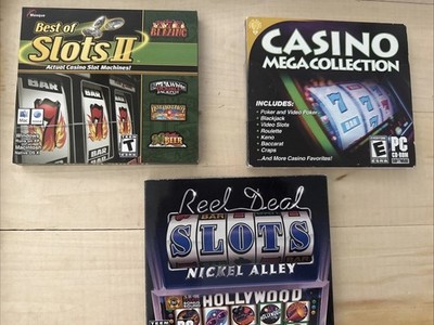 PC Casino Slot Game Lot Casino Mega Collection Real Deal Slots Nickel Alley MASQ