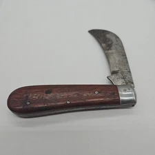 Vintage OMOR Japan Hawkbill Folding Pruning Knife - Rare Original - 1 Blade