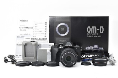 S/C 5472 [Top NEUWERTIG] Olympus OM-D E-M10 Mark III schwarz 14-42mm...