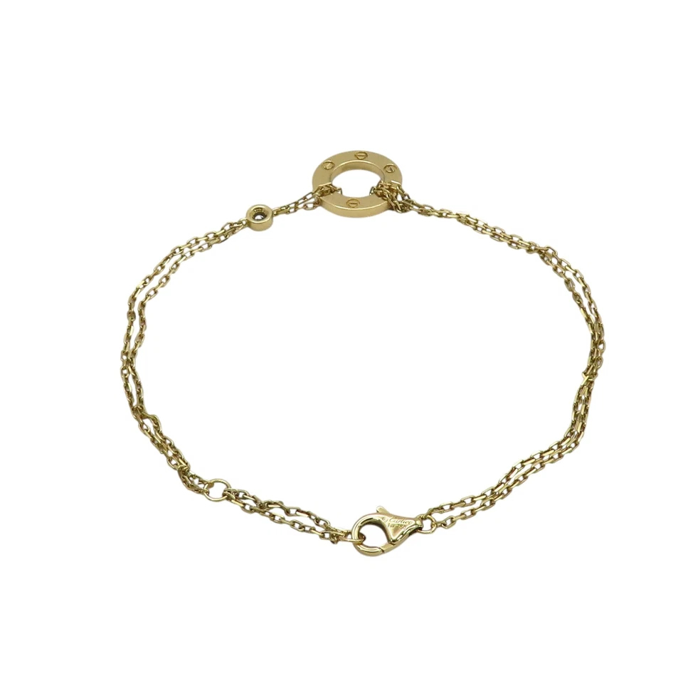 Pulsera CARTIER 2 Diamantes Amor Oro Amarillo 18K B6063600 Foto 2 de 4