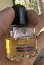 GUCCI NO 1 BY GUCCI .25 OZ EAU DE PARFUM SPLASH* VINTAGE OPEN