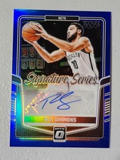 Ben Simmons 2024-25 Donruss Optic Signature Series Blue Parallel Auto #19/25