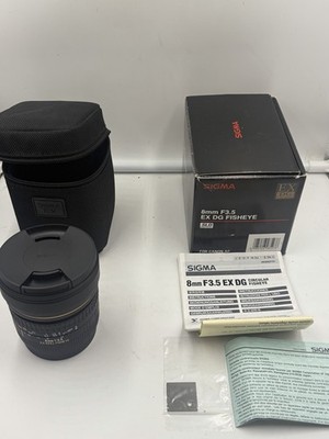 Sigma 8mm f/3.5 EX DG Circular Fisheye Lens for Canon AF Mount
