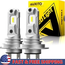 H7 High Low Beam LED Headlight Bulb Kit 6500K Cool White Bulbs Bright Lamp 2/4X