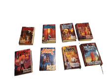 Wheel of Time Lot 8 bks, 6 signed most 1st pr...