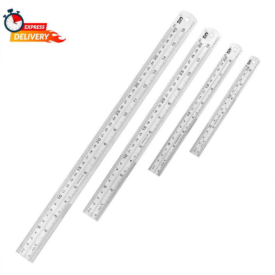 ruler-metal-stainless-steel-ruler-straight-edge-measuring-tool-set-of-4