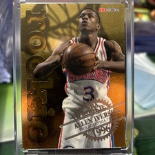 1996/97 NBA Hoops ALLEN IVERSON GOLD HOLO ROOKIE SP 12 OF 30 RC🔥RARE🔥