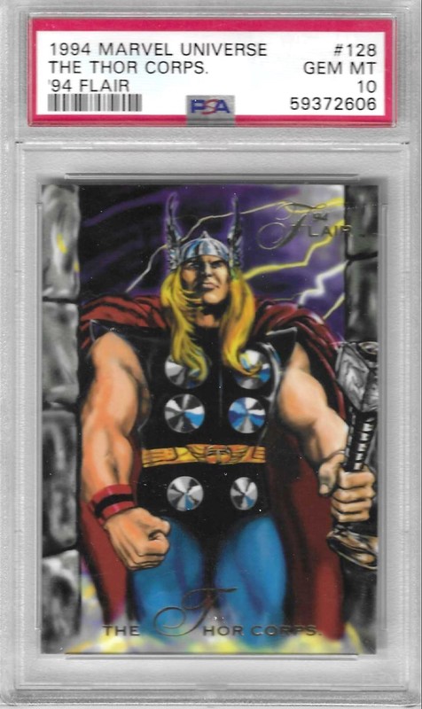 1994 Marvel Universe The Thor Corps. '94 Flair PSA 10