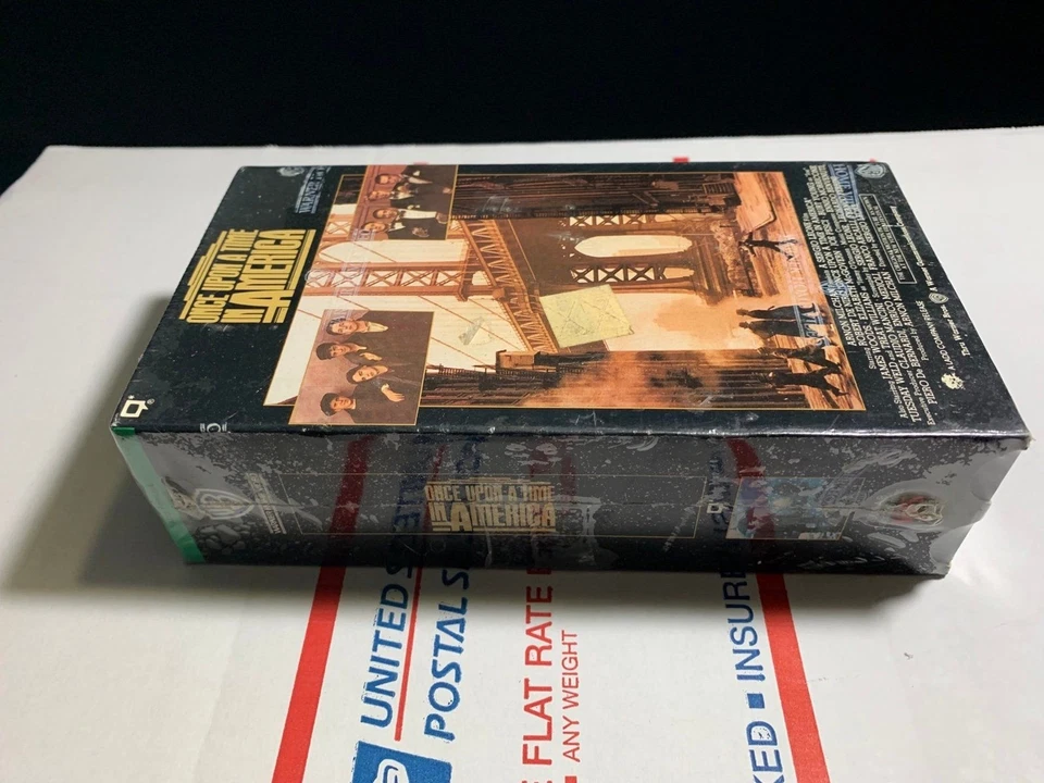 Original Release Once Upon A Time In America VHS 2 Tape Set SEALED Sergio Leone  - Image 3 of 4