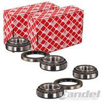2X febi bilstein RADLAGER-SATZ Hinten Beidseitig Passend FÜR Ford Courier