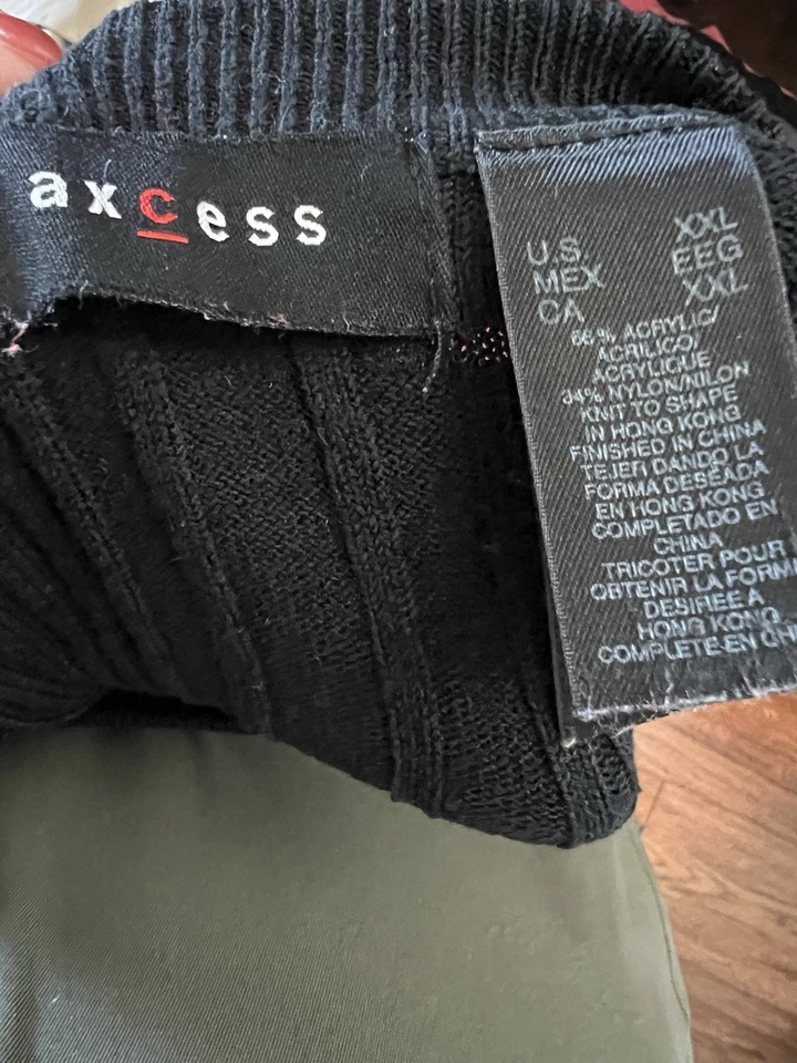 Suéter de punto Axcess para hombre talla XXL Hong Kong Foto 3 de 3