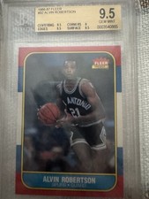 1986-87 Fleer - Alvin Robertson #92 BGS 9.5