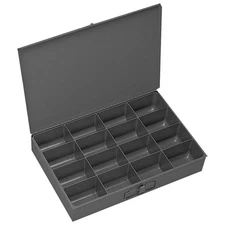 DURHAM MFG 209-95-D938 Drawer,16 Compartments,Gray PK 5
