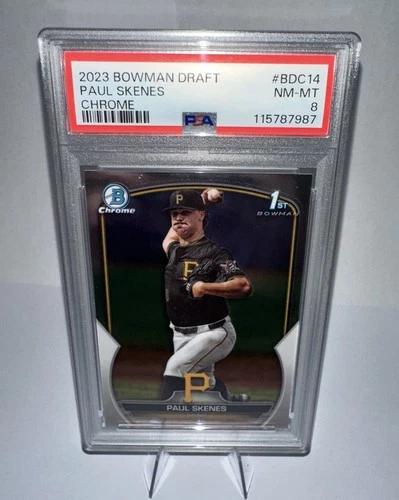 2023 Bowman Chrome Paul Skenes #BDC-14 (RC) PSA 8 NM-MT