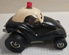 Vintage 1960/70’s Black/White Plastic 6" Dune Buggy Red Light Made In Japan