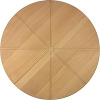 Efo Pizzateller Holz 35 Cm | Pizzabrett Groß Aus Langlebigem Buchenholz |
