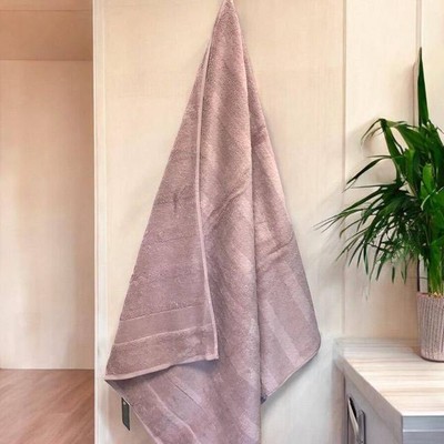 Cawö Frottiertuchserie Noblesse2 Uni 1002 Mauve Badetuch 80 x 160 cm