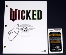 CYNTHIA ERIVO Signed WICKED Full Movie SCRIPT Screenplay autograph + JSA COA