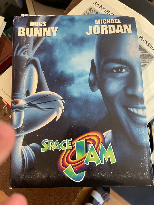 Space Jam Pressbook With Behind The Scenes Animation Materials