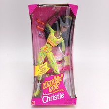 Vintage 1996 Mattel Workin Out Christie Barbie Doll Music Cassette Included NIB