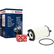 BOSCH Ölfilter + Ölablassschraube für AUDI A4 B7 B8 A5 A6 C6 A8 D3 D4 Q7 R8