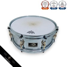 CANOPUS S1450 Steel Snare Drum 14x5" with Soft Case