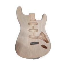 DIY Electric Guitar Body Mahogany Wood SSS Pickups Bolt on Heel for Build Guitar