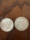 1922 Peace Silver Dollar - Set Of 2 — photo 1