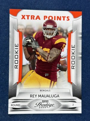 2009 Playoff Prestige Xtra Points Orange Rey Maualuga USC Trojans /300