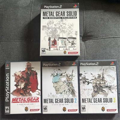 Sony PlayStation 2 PS2 Metal Gear Solid: The Essential Collection COMPLETE CIB