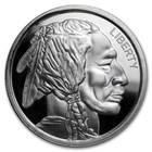 1 oz Silver High Relief Round - Buffalo
