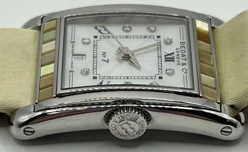 Bedat & Co. No. 7 Ladies Watch With Diamond Markers & Mother of Pearl Bezel - Picture 7 of 8