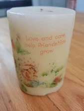Vintage Strawberry Shortcake Candle Love And Care Help Friendships Grow