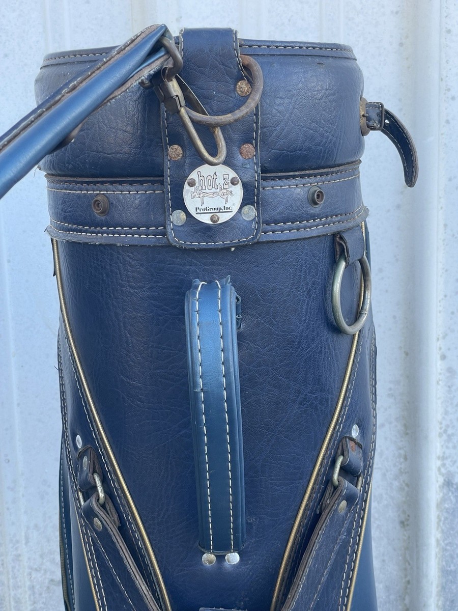 Vintage Hot Z golf bag Pro Group Strap Blue Cover | eBay