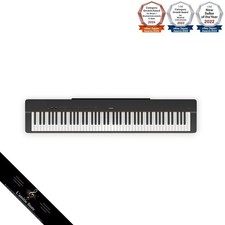YAMAHA P-225B P-225 88-Key Weighted Action Digital Piano CFX Sound P225B P225 B