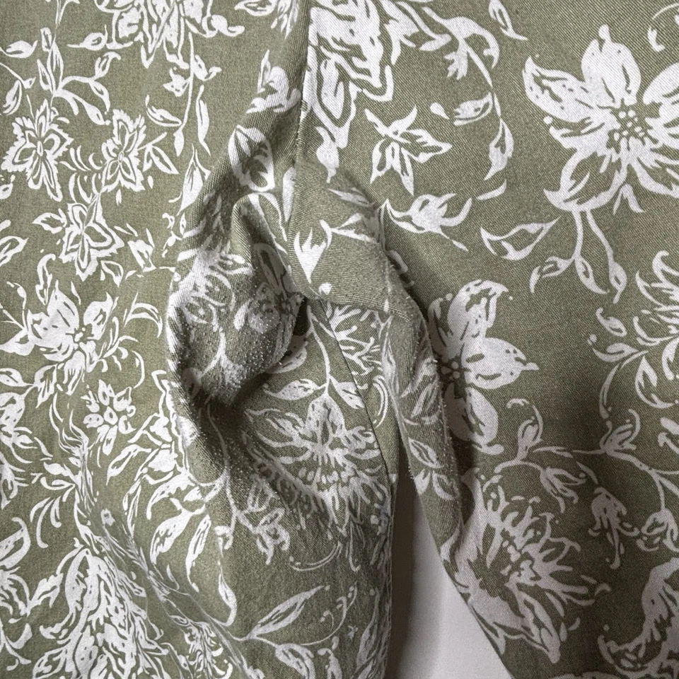 Pantalones Capri Briggs Talla 18 Verde Floral Cintura 36 L 31 Algunos Usan Imagen 2 Foto 4 de 4