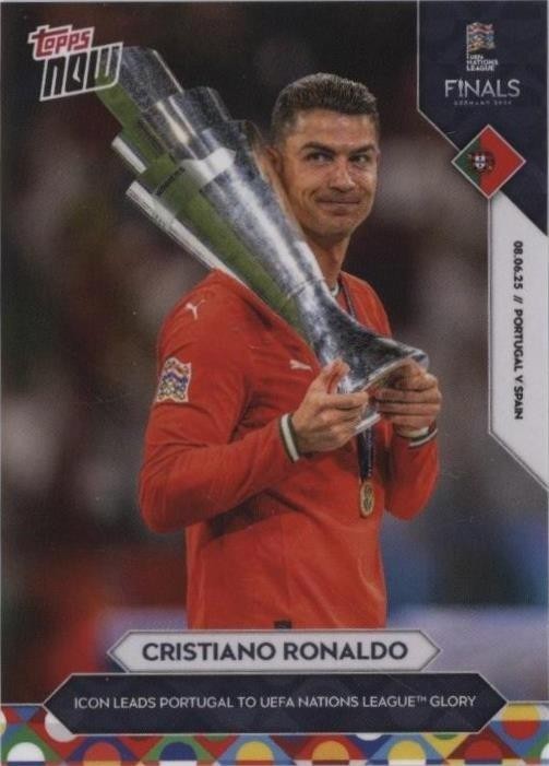 2025 Topps Now Uefa Nations League - Cristiano Ronaldo #007 for